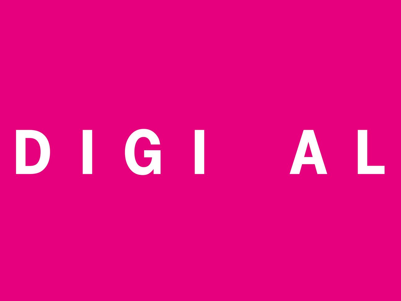 Digital written without a T