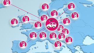 GET CHARGE from Deutsche Telekom gives electric car drivers unlimited mobility.