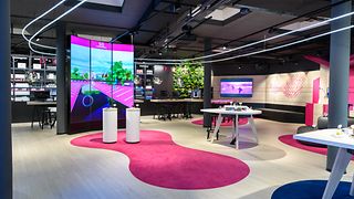 Flagship-Store von Magenta Telekom und Samsung in Wien.