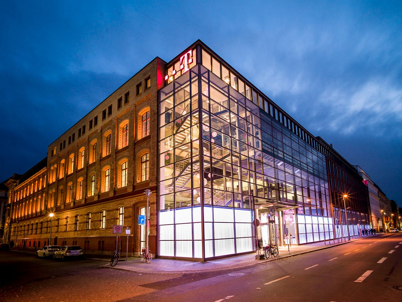 Outdoor view of Deutsche Telekom's Representative Office in Berlin.