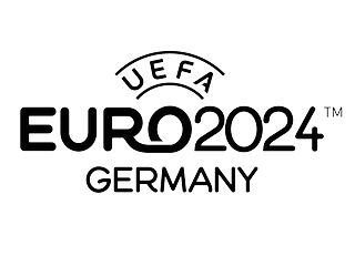 Logo of the EURO 2024, the 2024 UEFA European Soccer Championship.