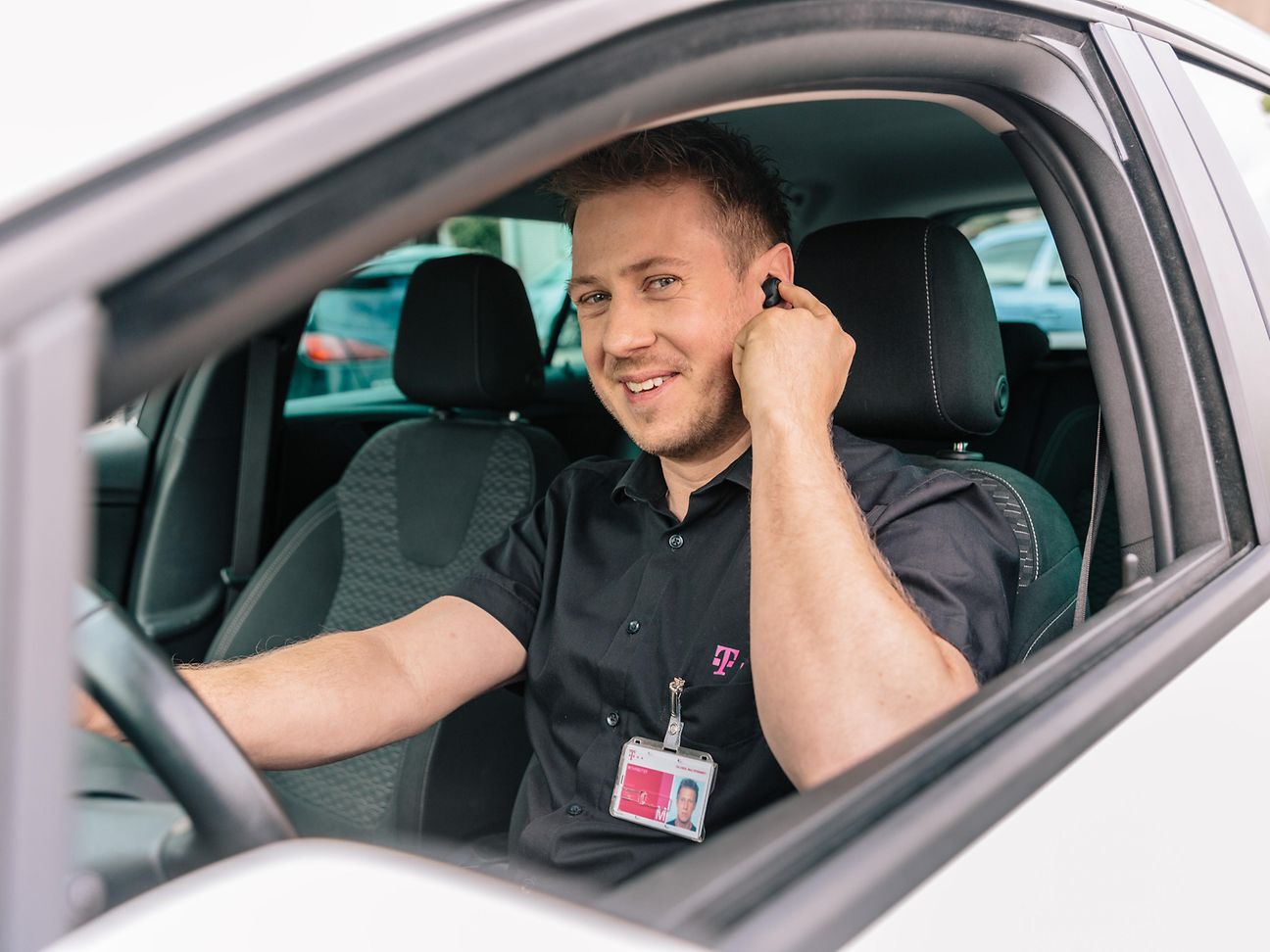 Servicetechniker der Telekom