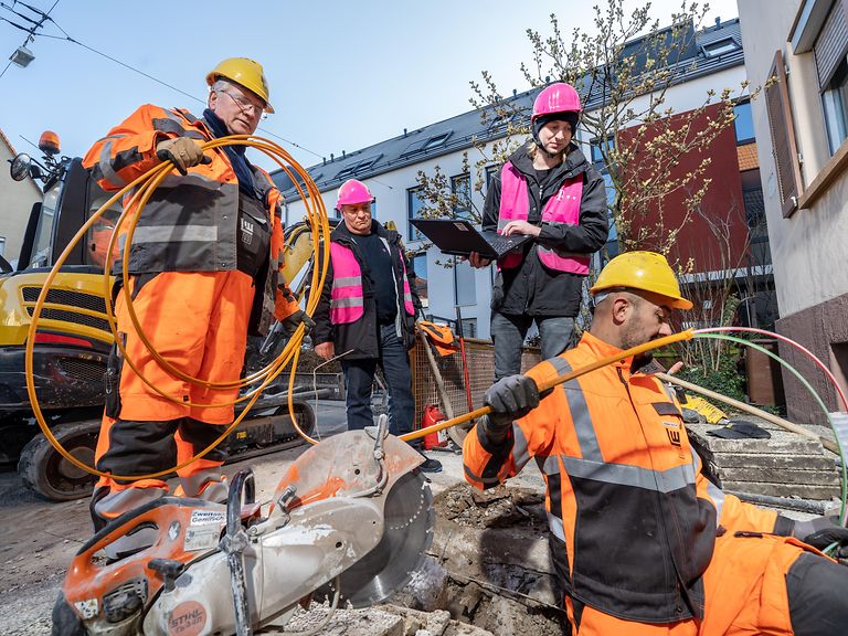 Arbeiten vor Ort