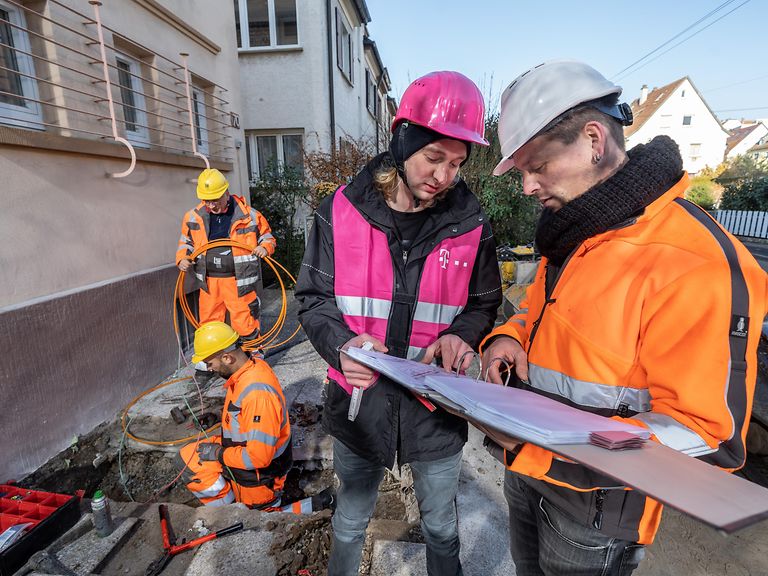 Arbeiten vor Ort