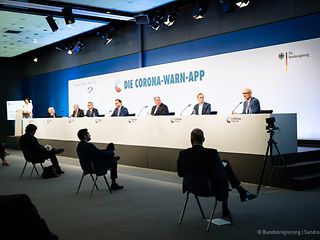 Pressekonferenz der Bundesregierung am 16. Juni 2020 zum Start der Corona-Warn-App.