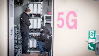 Deutsche Telekom technicians are upgrading the network to 5G.