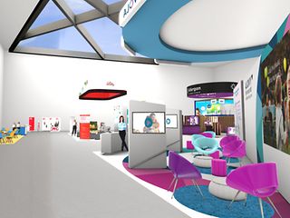 Virtual exhibition booth