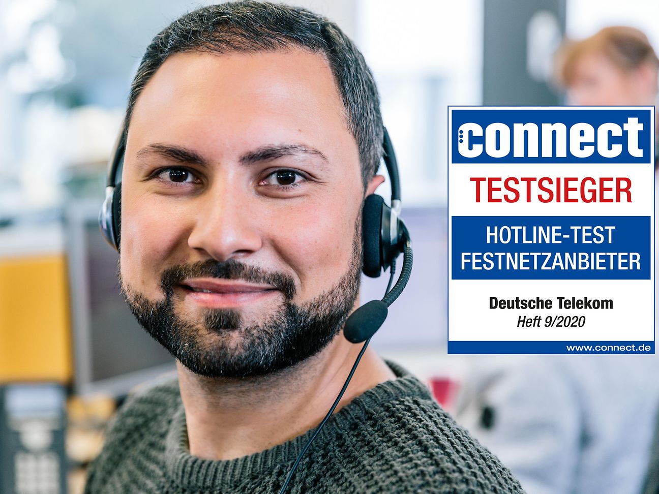 Telekom ist Testsieger beim connect-Test „Festnetz-Hotlines"