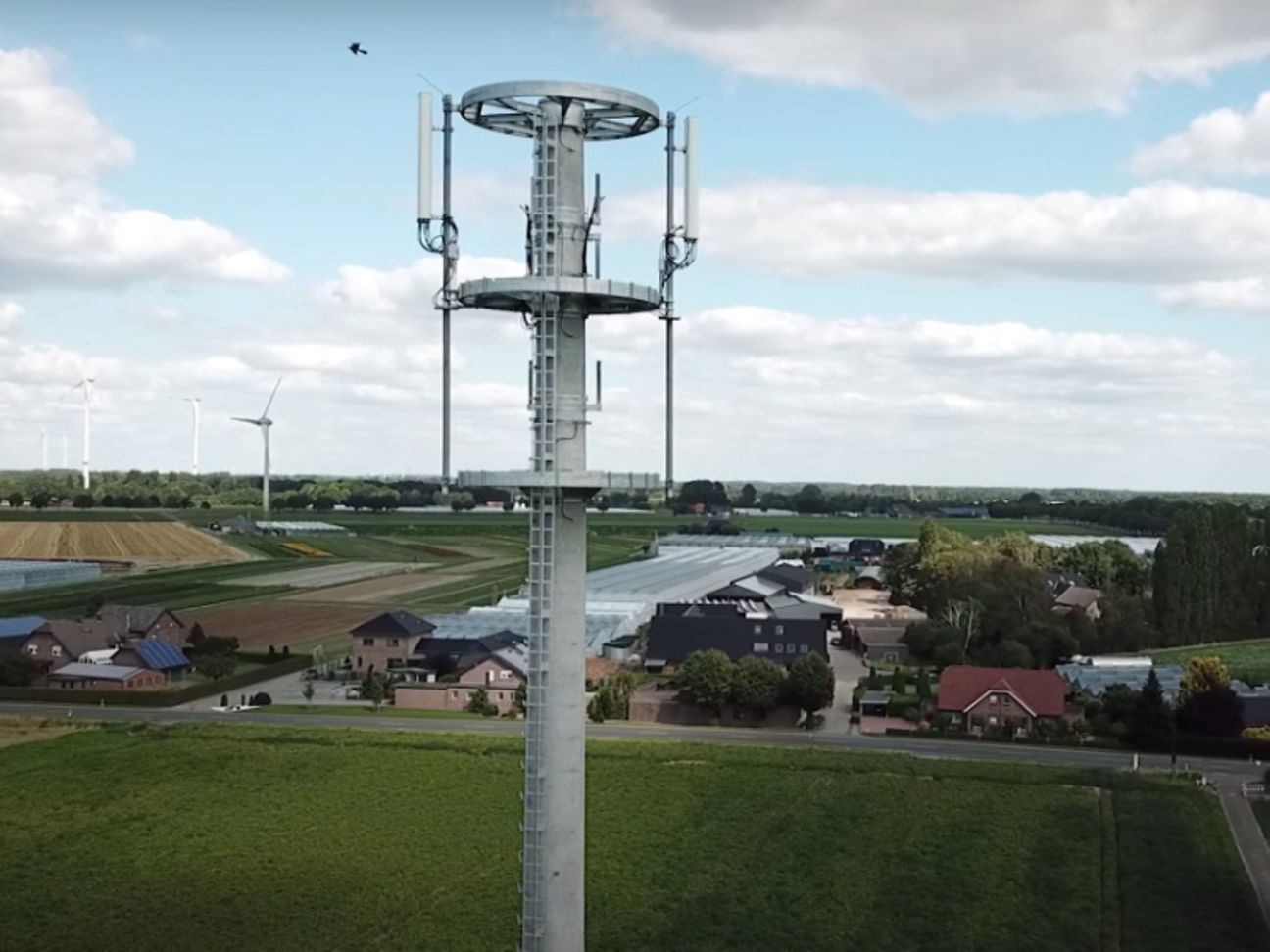 Funkturm an der deutschen Grenze zur Niederlande