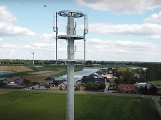 Funkturm an der deutschen Grenze zur Niederlande