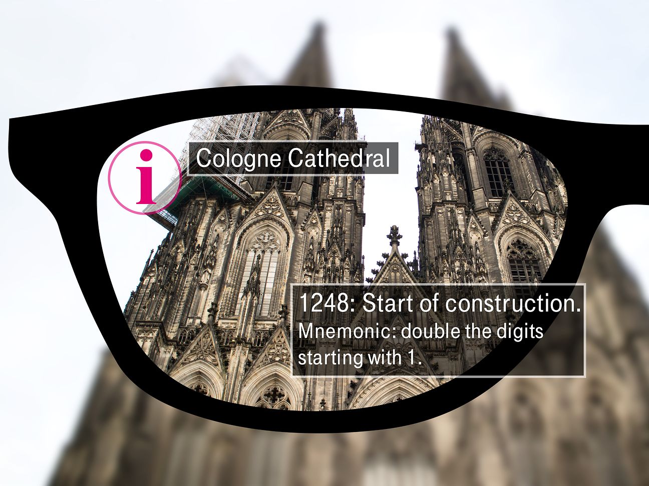 More information thanks to smart glasses and 5G.