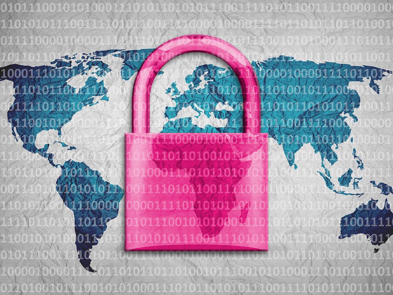 Bild zeigt digitale Pakete für den Datenschutz