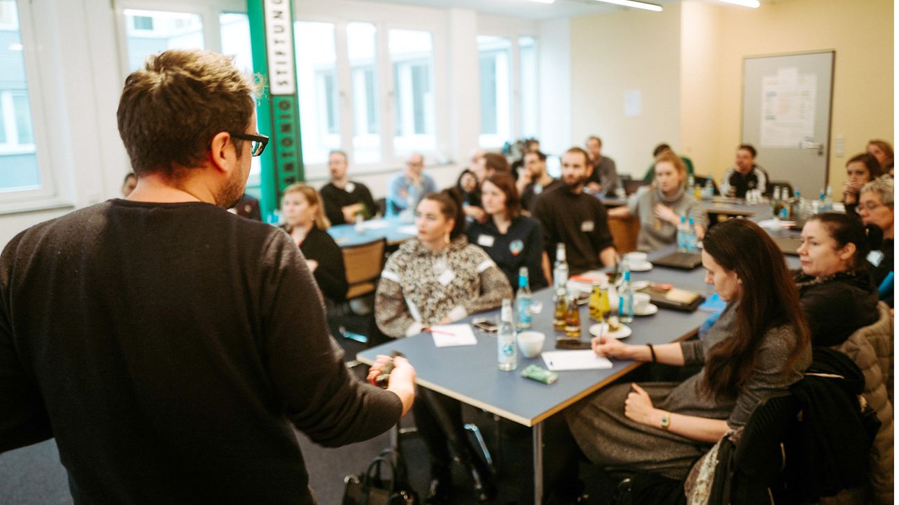 Active against hate in the net: Workshops provide the necessary knowledge.(c)Amadeu Antonio Stiftung