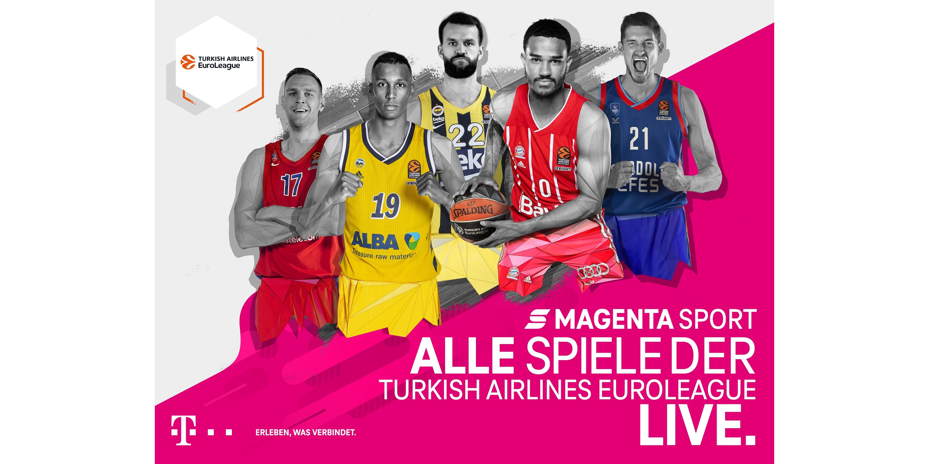 Basketball MagentaSport zeigt alle Spiele der Turkish Airlines Euroleague Deutsche Telekom