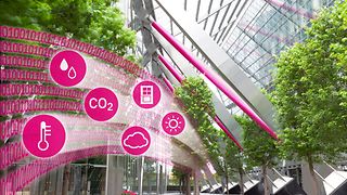 Managing buildings sustainably with Deutsche Telekom's Internet of Things (IoT).