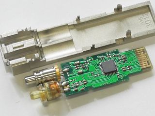 geöffnetes SFP-Modul