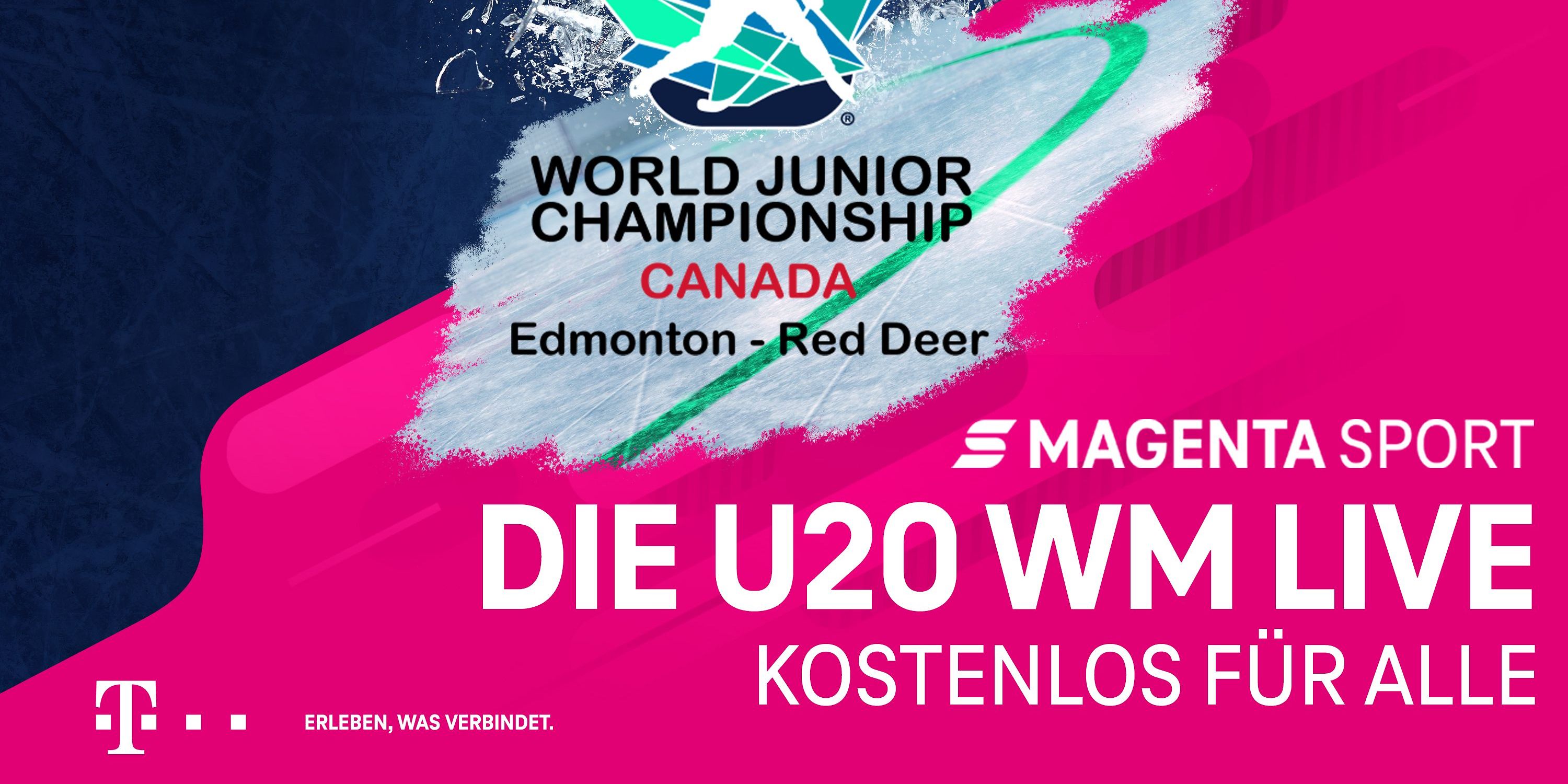 MagentaSport zeigt U20-Eishockey-WM live und frei empfangbar Deutsche Telekom
