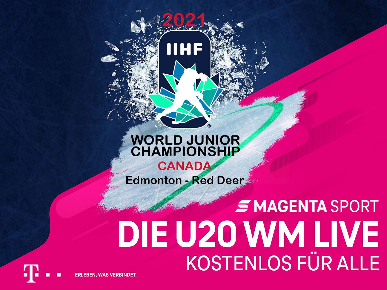 MagentaSport zeigt U20-Eishockey-WM live und frei empfangbar Deutsche Telekom
