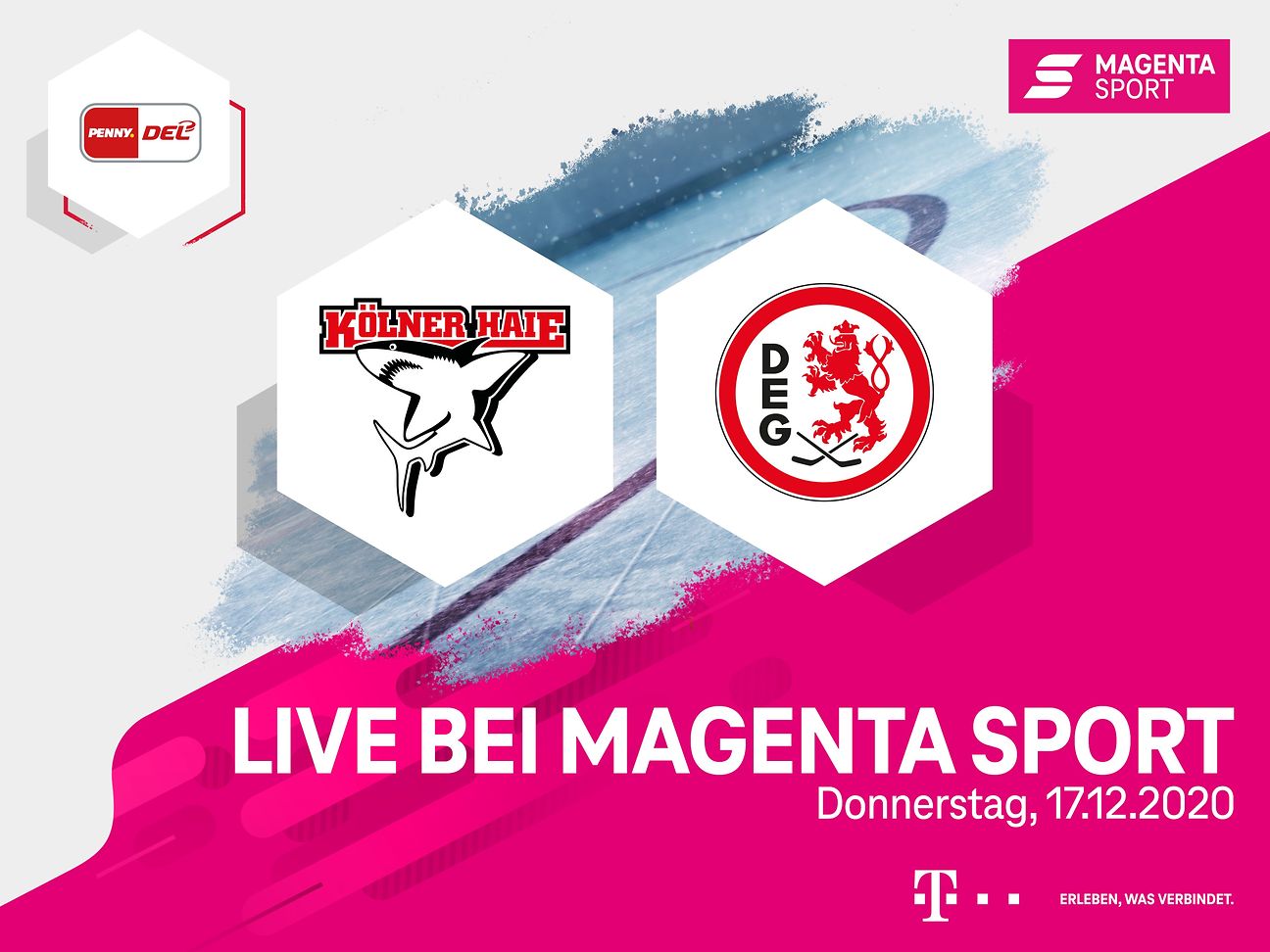 MagentaSport zeigt Eishockey-Klassiker Kölner Haie