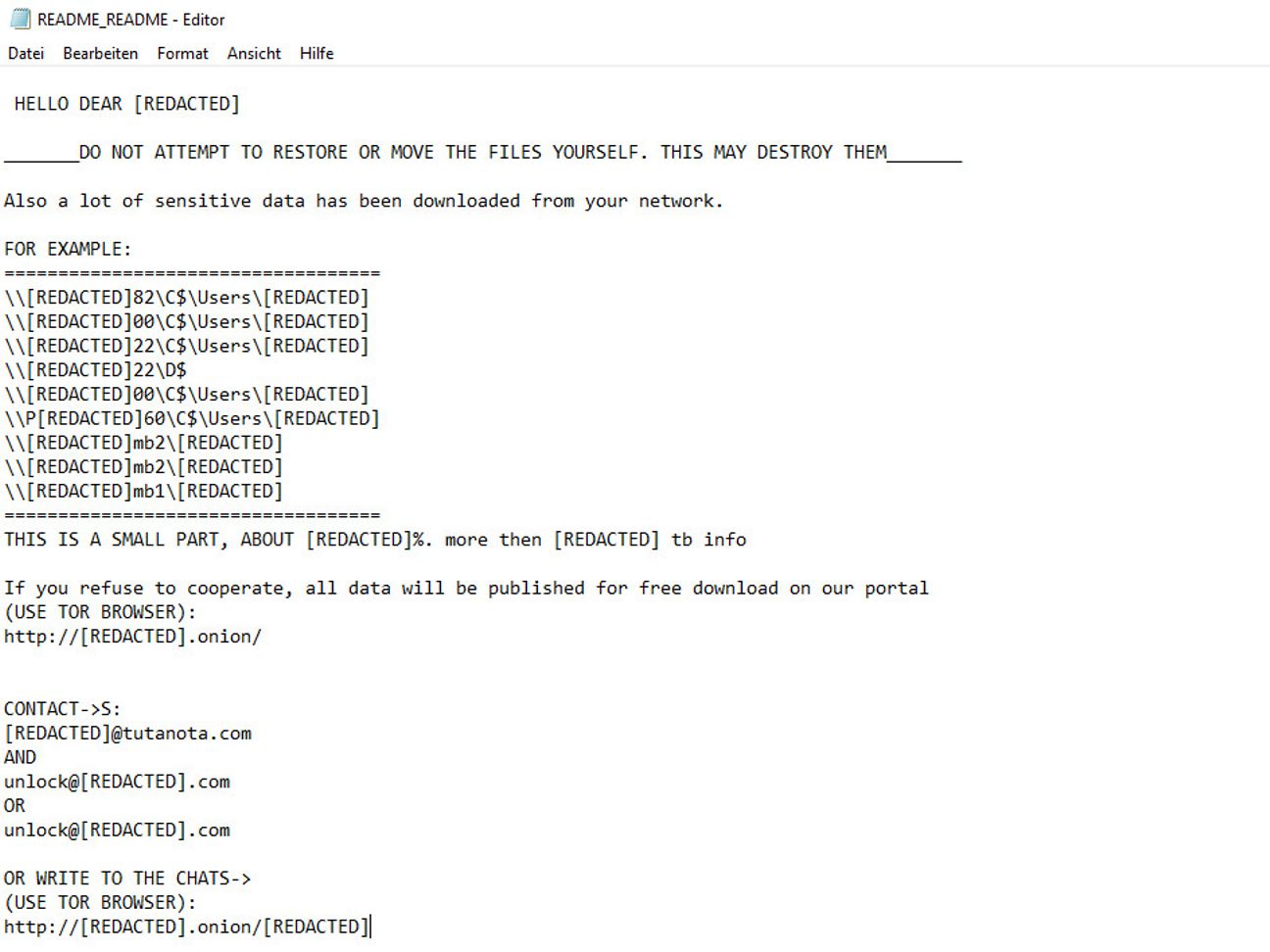 Figure 1 Decompiled algorithm for ransom note decryption.