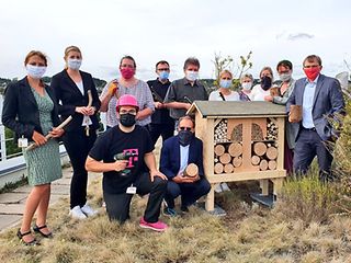 Gruppenbild des Teams CampusLE mit den Initiatoren Andreas Greis und Jan Krellner.