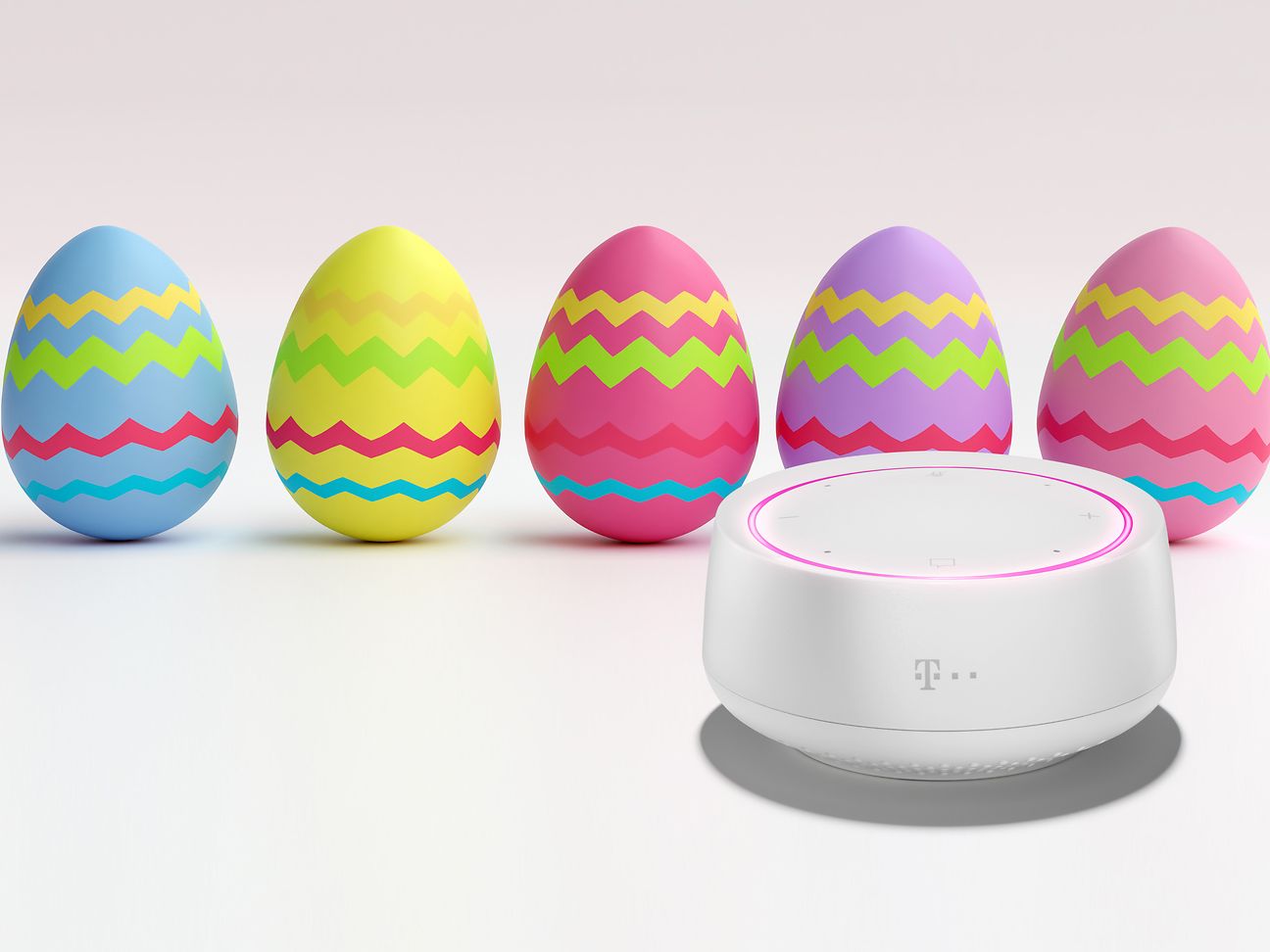 Deutsche Telekom's smart speaker. Find out what it has to do with Easter eggs in an interview with developer Dr. Andrea Schnall.