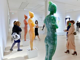 Eröffnung im Ludwig Museum Budapest - eine der wenigen öffentlichen Ausstellungen der Art Collection Telekom in 2020.