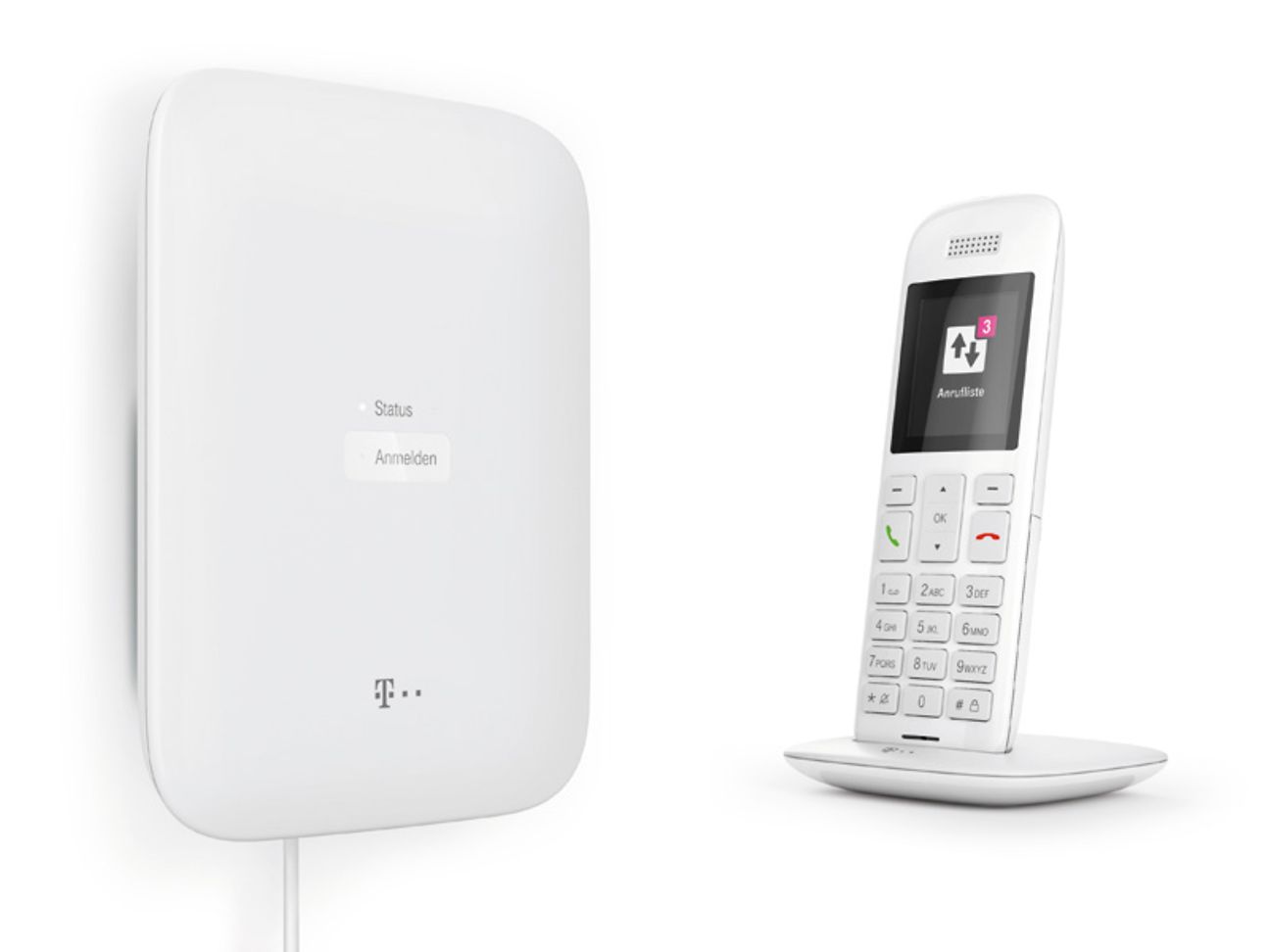 NeoBack Frontansicht Router und Telefon