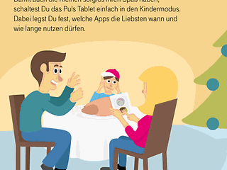 Grafik Kindermodus Puls Tablet