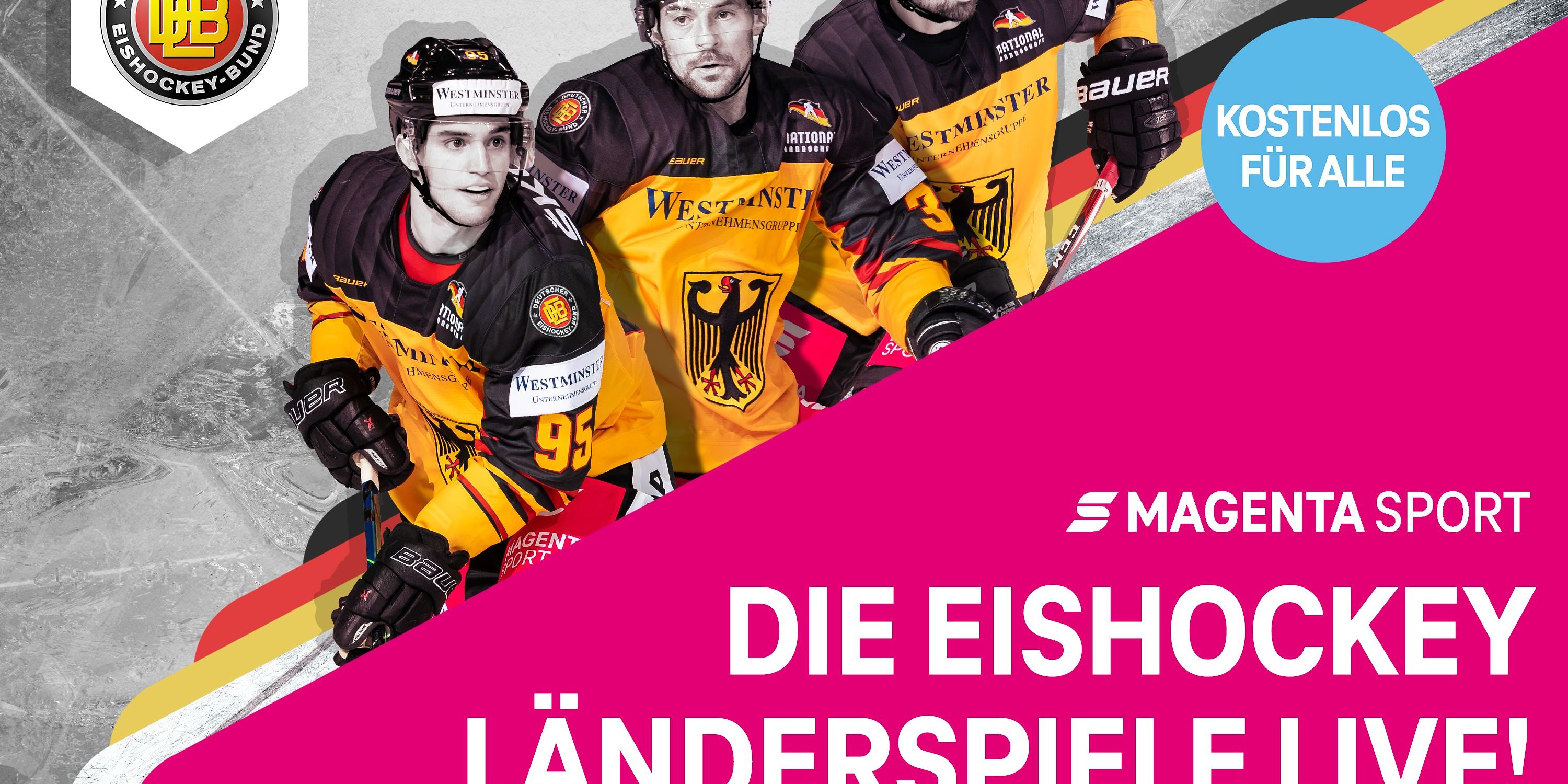 Magenta Sport Die Eishockey-Länderspiele live im FreeTV! Deutsche Telekom