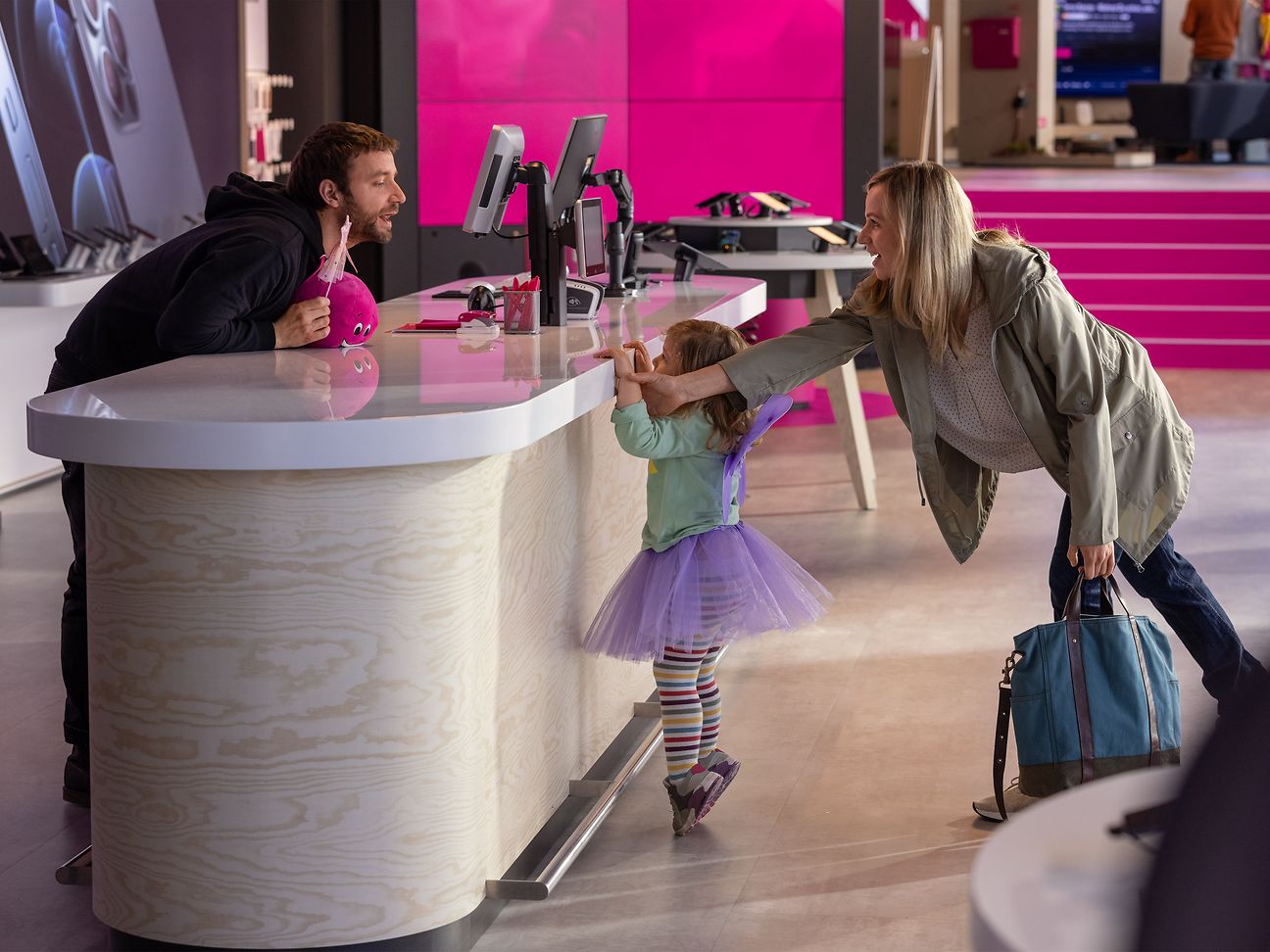 Im Telekom-Service machen Menschen den Unterschied.