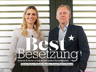 „Bestbesetzung“ bei MagentaTV: Michelle Hunziker zu Gast bei Johannes B. Kerner.