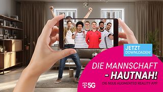 AR-App mit Stars der Fußball Nationalmannschaft