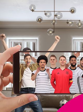 AR-App mit Stars der Fußball Nationalmannschaft