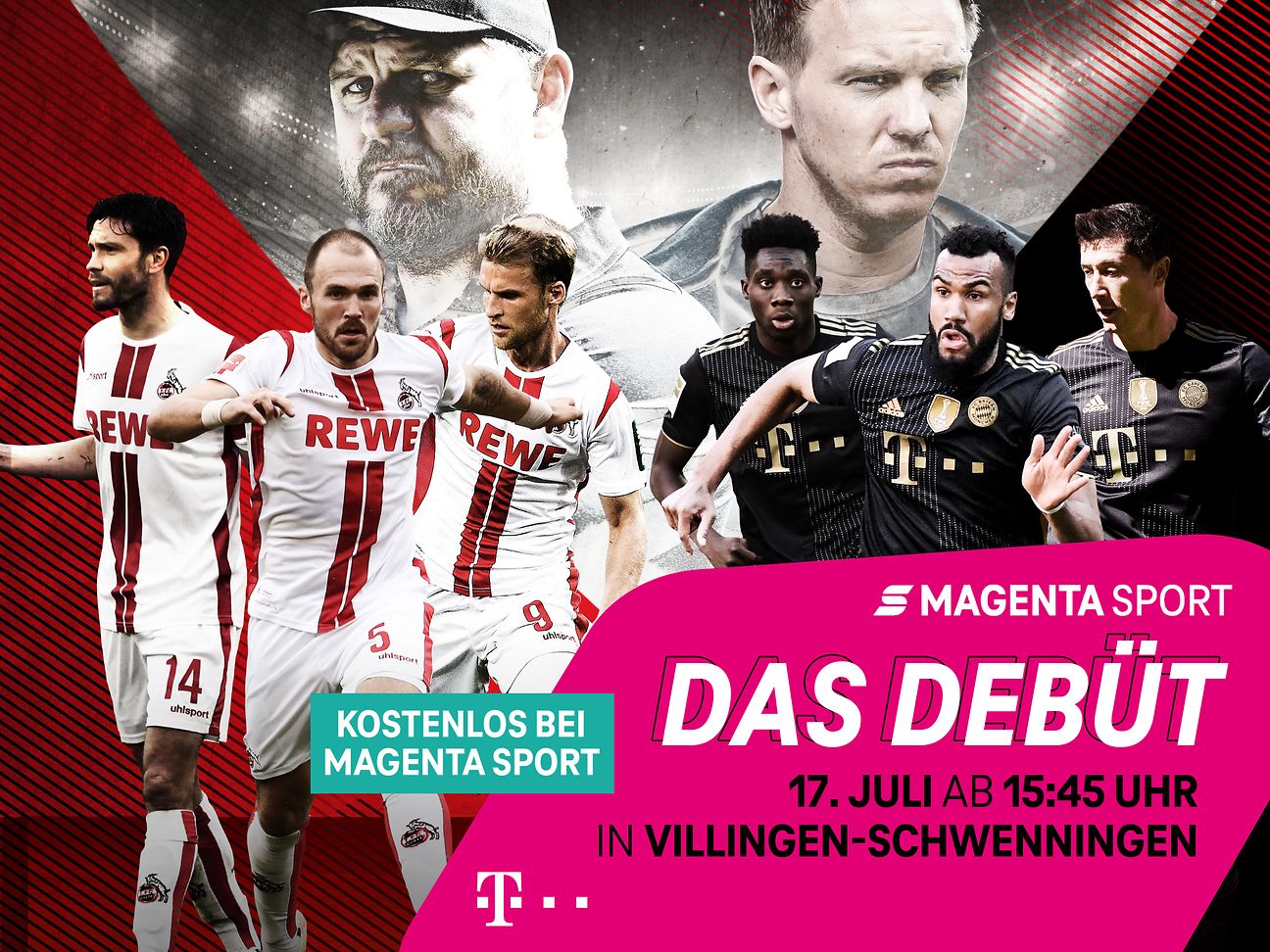 MagentaTV Nagelsmann-Debut FC Bayern live exklusiv kostenfrei Deutsche Telekom