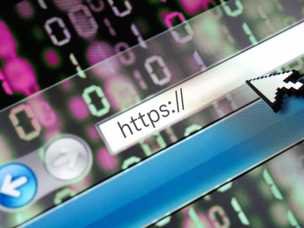 Browserzeile beim Laptop