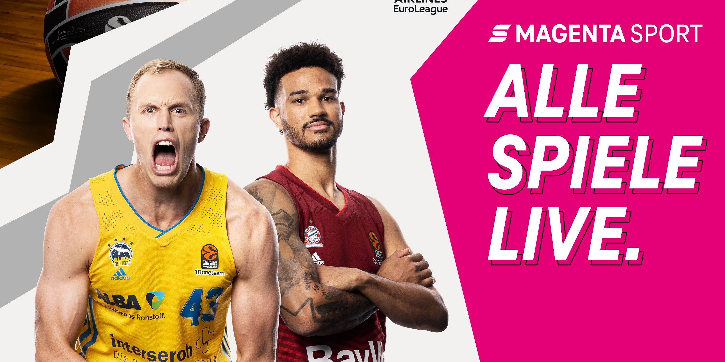 Basketball Top-Spiele kostenlos für alle bei MagentaSport Deutsche Telekom