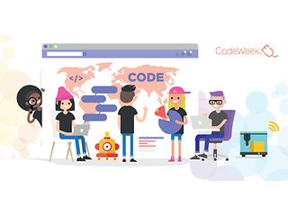 Logo der Code Week 2021