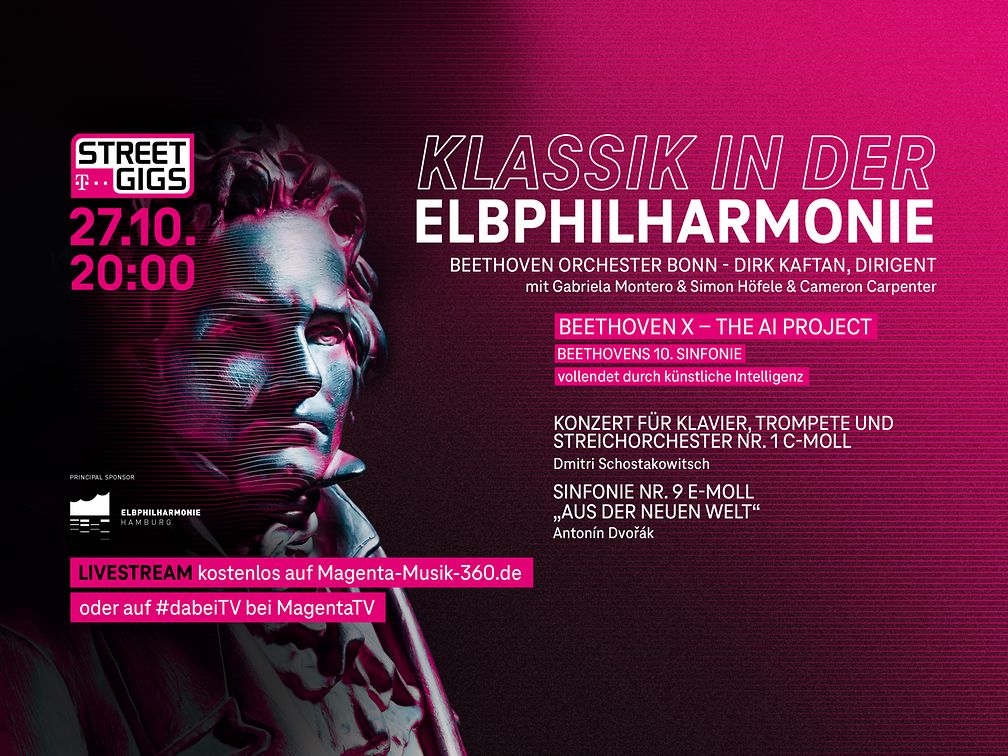 For the first time, Telekom Street Gigs will present the world of classical music at the Elbphilharmonie in Hamburg.