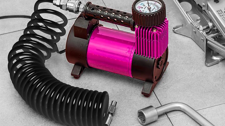 Picture shows compressor for air supply