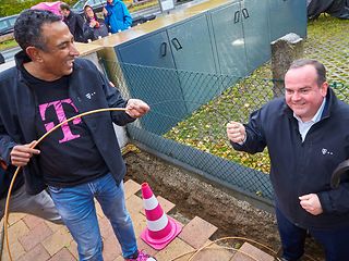 Srini Gopalan (links) und Clemens Baumgärtner.