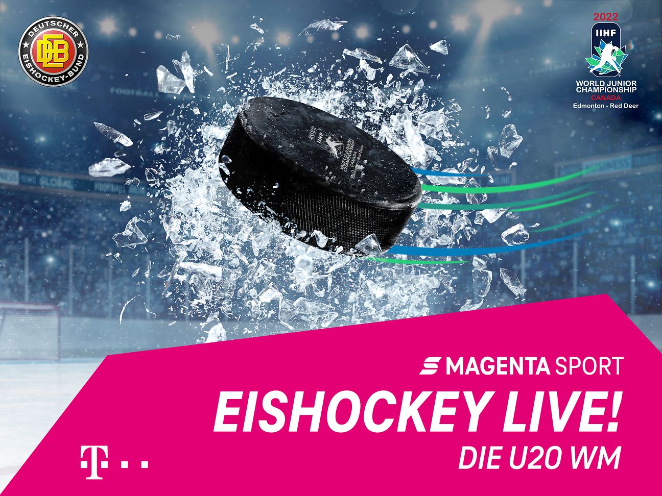 Eishockey live Die U20-WM bei MagentaSport und MagentaTV Deutsche Telekom