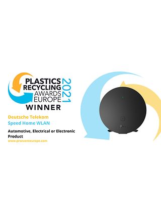 Gewinnerlogo "Plastics Recycling Show Europe"