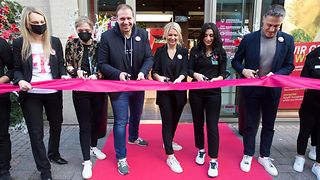 Grand reopening of the Cologne flagship store.
