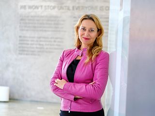 Elke Anderl, Geschäftsleiterin des Bereichs Serviceentwicklung & Innovation der Deutschen Telekom Service GmbH.