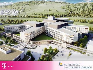 Das neue Klinikum des Landkreises Lörrach.