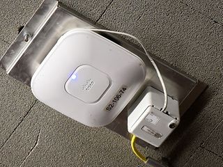 Ein Router in der Allianz Arena.
