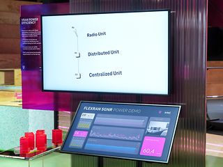 Exponat am Telekom-Stand