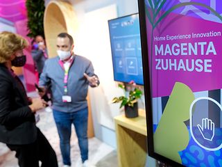 Messe-Exponat: MagentaZuhause App 
