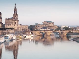 Blick auf die Elbe bei Dresden